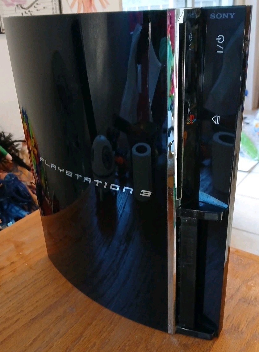 PlayStation 3 Fat PS3 Console 80GB Backwards Compatible Tested Working CechE01