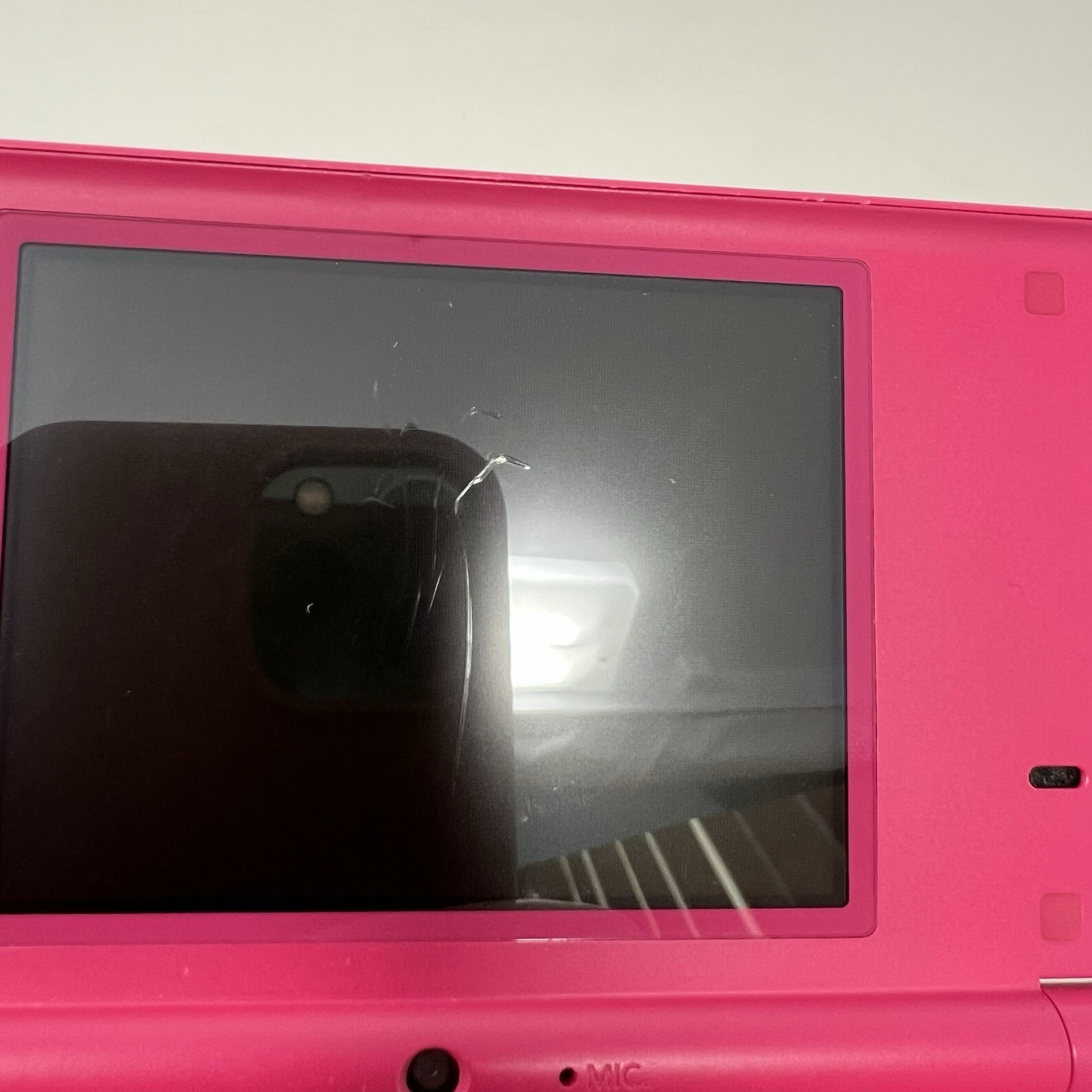 Nintendo DSi (2008) Console Hot Pink Handheld No Charger Tested (Read Desc)