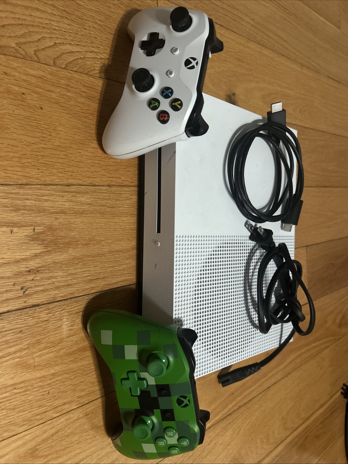 Microsoft Xbox One S White 1TB With 2 Controllers