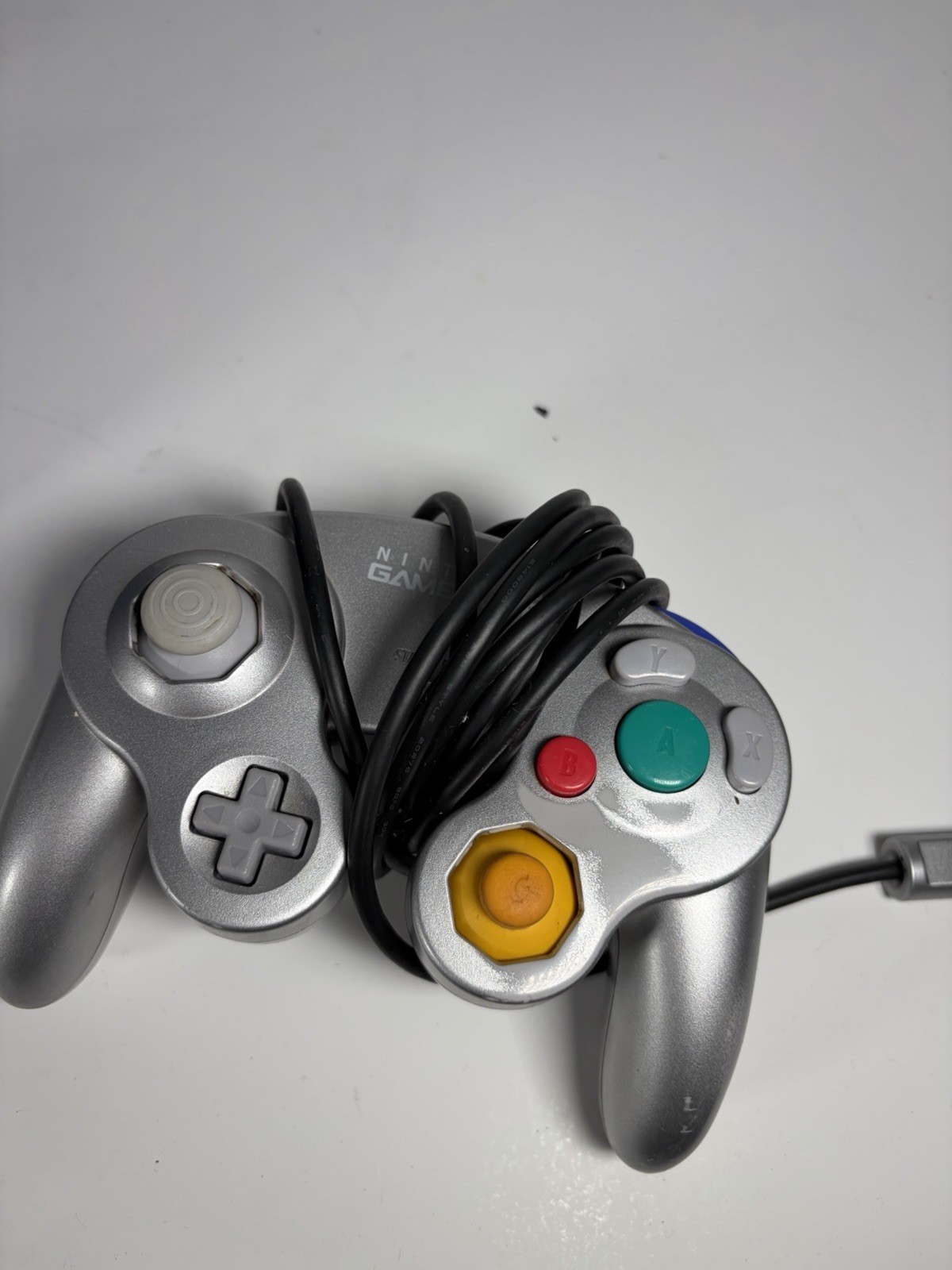 Nintendo GameCube Indigo Purple Console w/Controller And Power Cable Only Tested