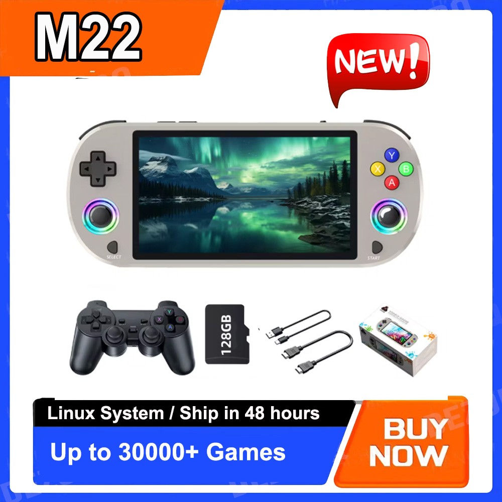 Handheld Video Game Console 5.0 Inch IPS Screen
