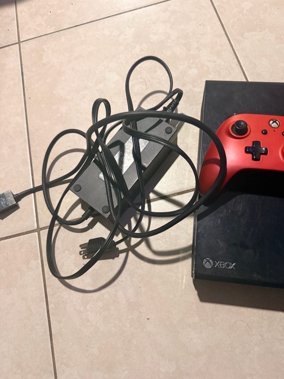 Microsoft Xbox One 1540 Console Bundle with Red PowerA Controller