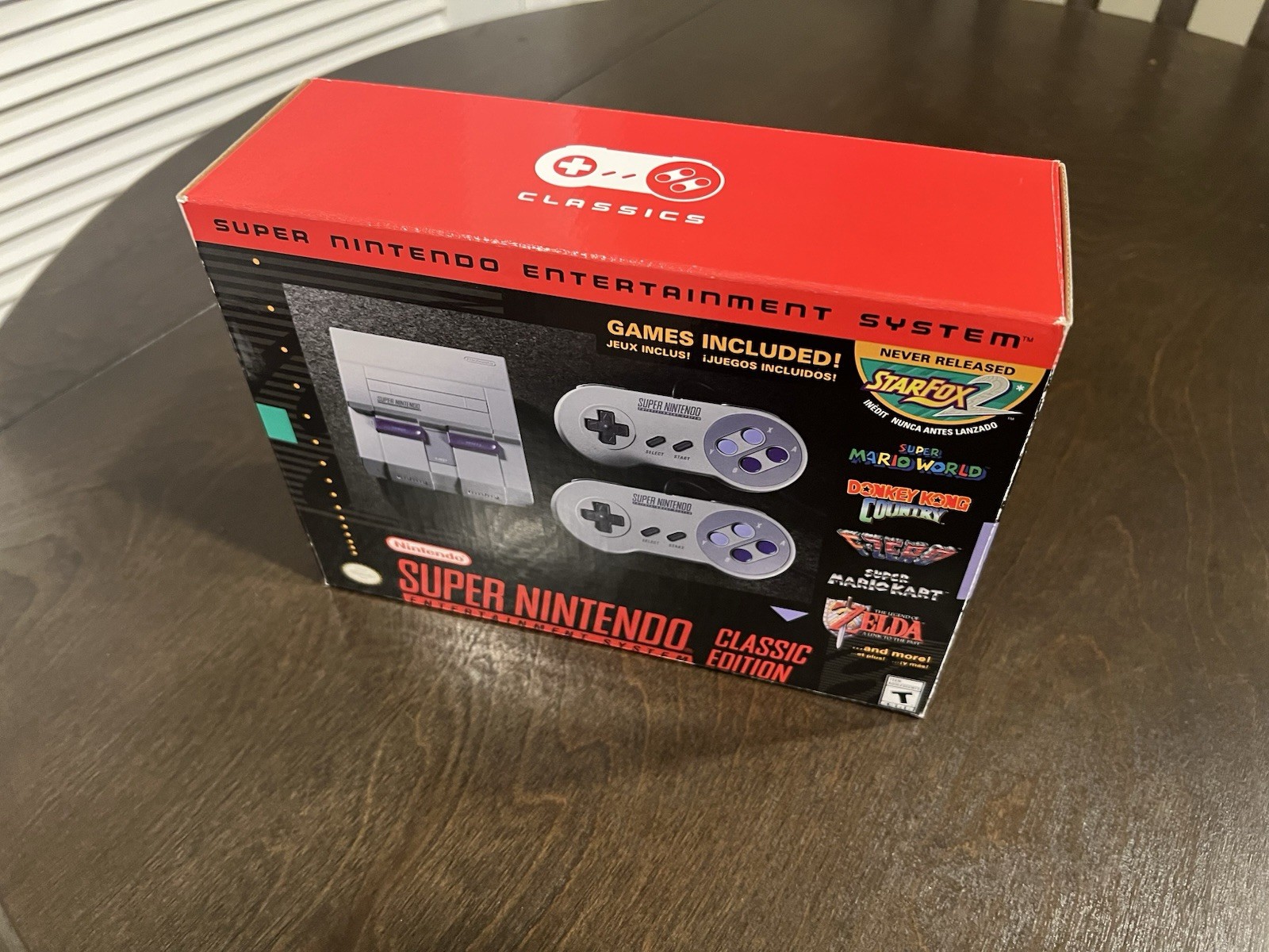 Authentic Super Nintendo Classic Edition Mini w/ original receipt