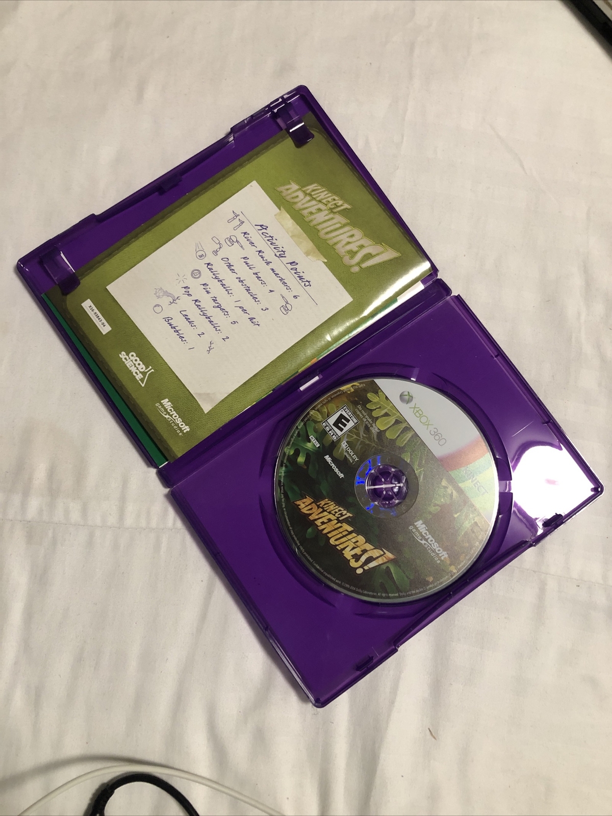 Kinect Adventures (Microsoft Xbox 360, 2010) Tested, Works FAST SHIP