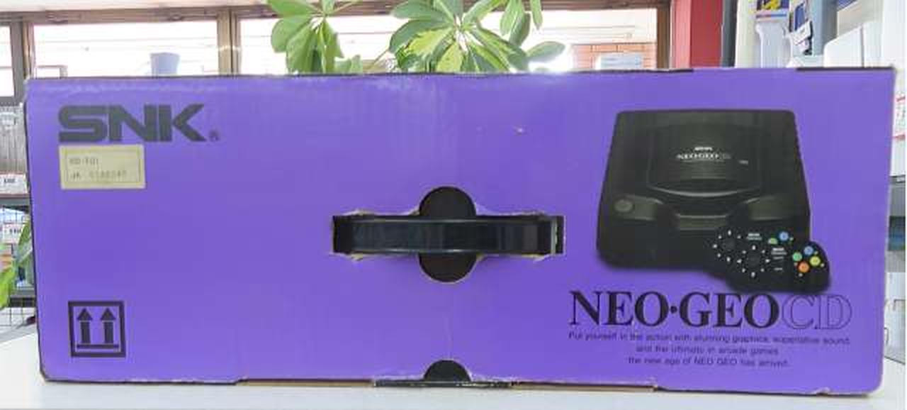 NEOGEO CD Top Loading Console with Controller Boxed Working Tested Japan