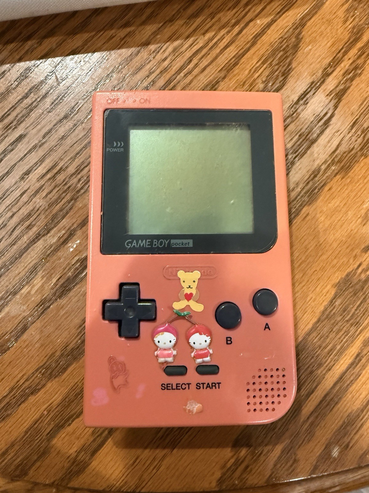 Nintendo Game Boy Pocket MGB-001 Pink Handheld System Headphone Jack 1996