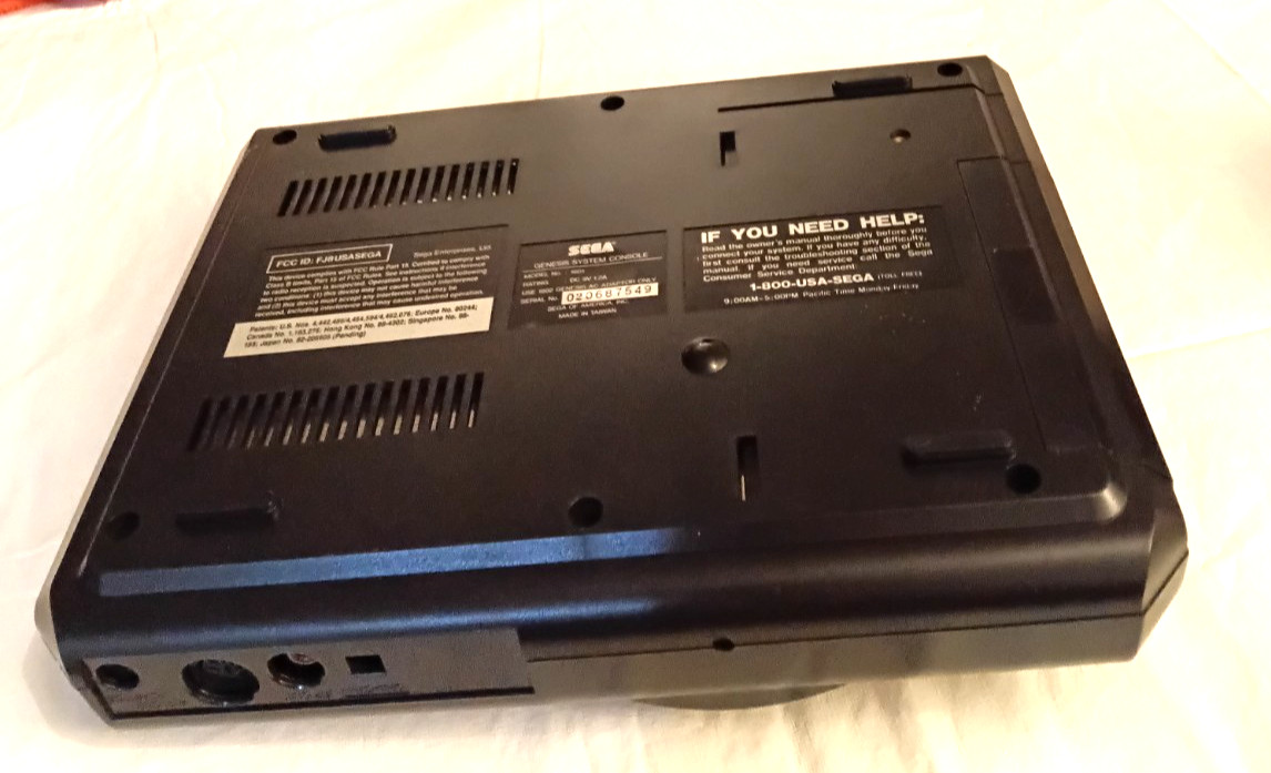 Sega Genesis 1 Console Model 1601 16-Bit With Sega Power Supply Work Perfectly!