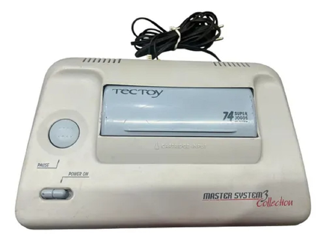 RARE: MASTER SYSTEM 3 COLLECTION W/ 74 BUILT-IN GAMES BY TECTOY BRAZIL 🔥