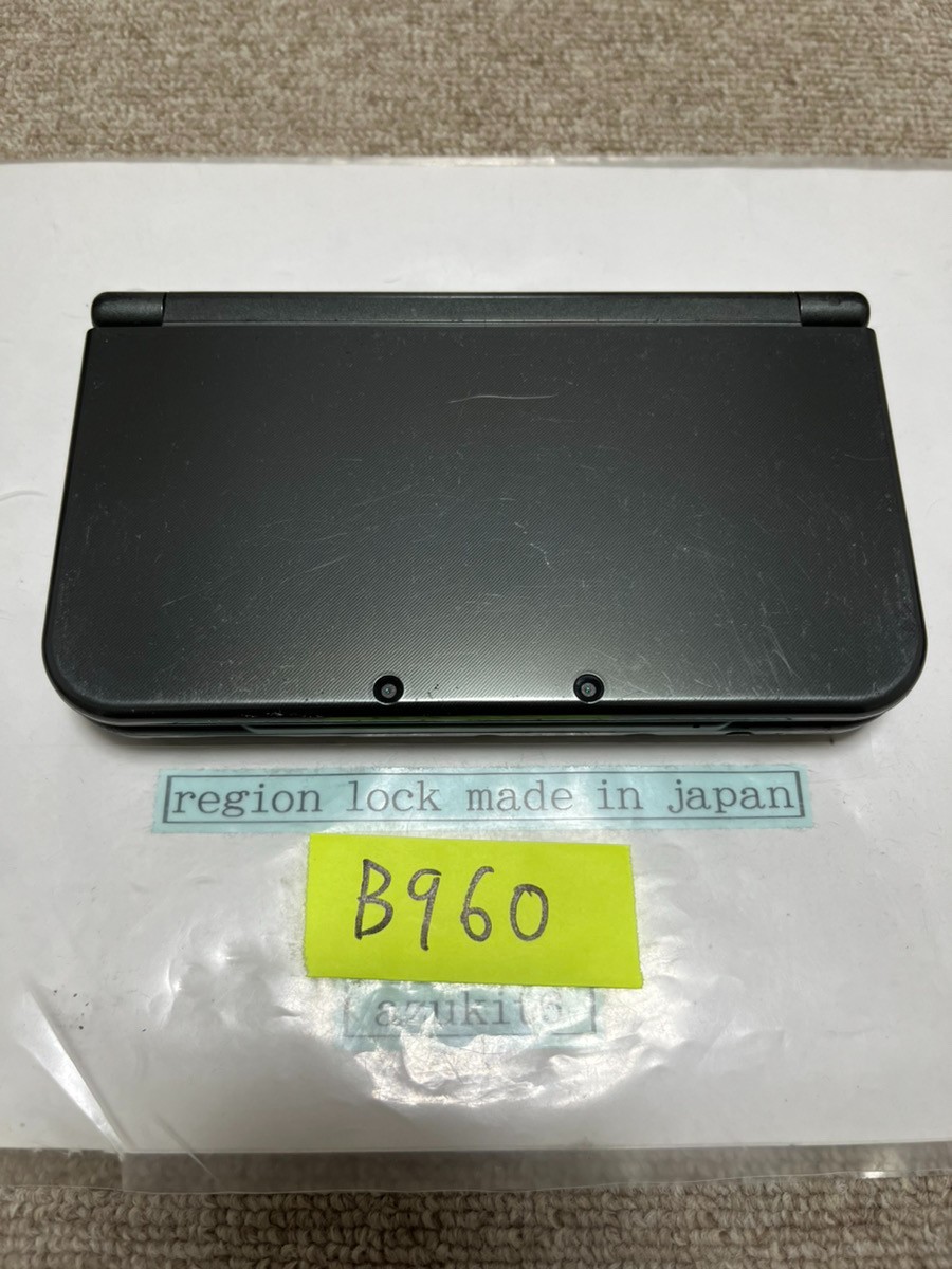 New 3DS LL XL Metalic black Japan Nintendo Console region Japanese B960
