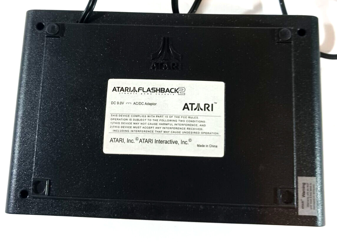 ATARI FLASHBACK 2 Classic Game CONSOLE TV Plug In 40 Built In Games +CONTROLLERS