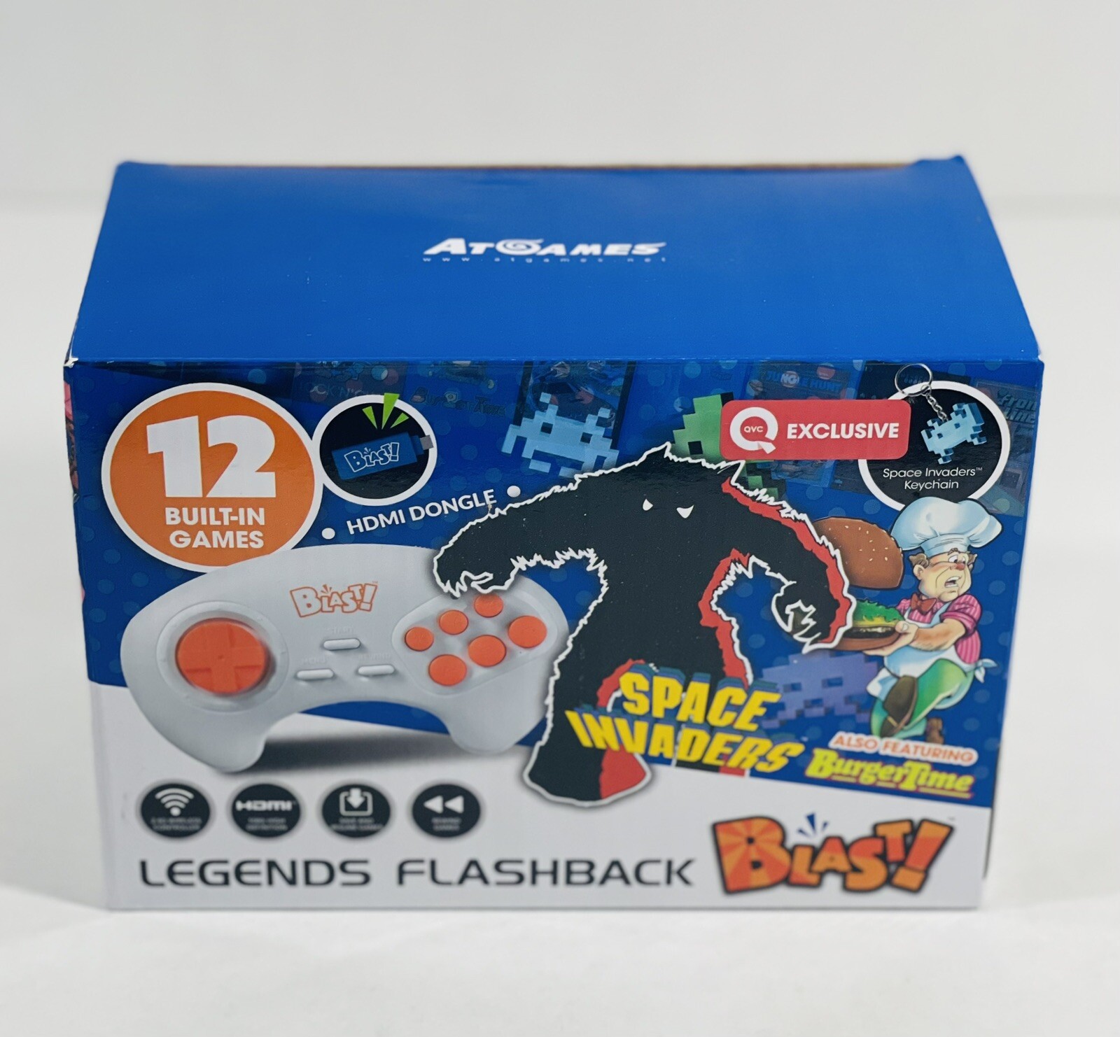 NEW AT GAMES RETRO ARCADE GAMES LEGENDS FLASHBACK BLAST! 12 GAMES INCLUDED
