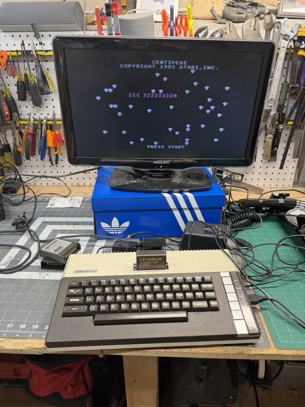 Atari 800XL Computer System Bundle Tested Printer Bundle SIO Cables 1020 1010