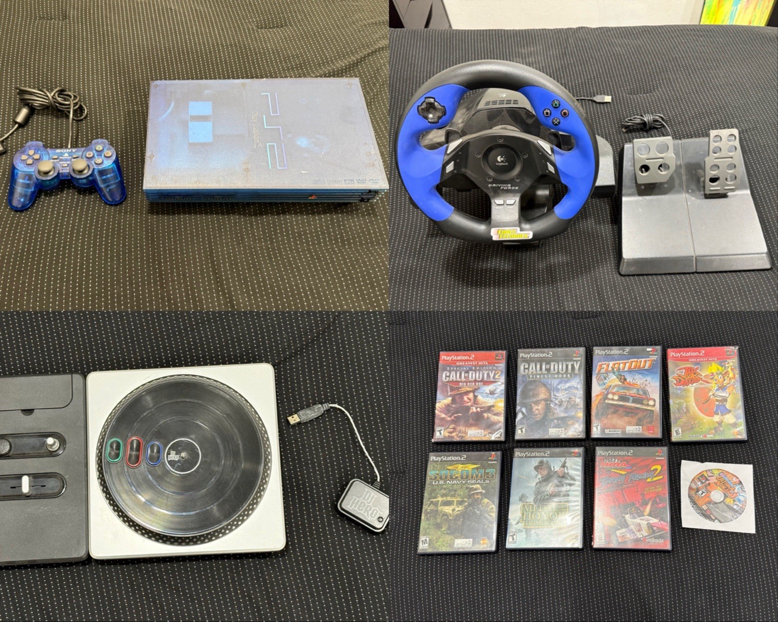 PlayStation 2 FAT PS2 SCPH-37000 Bundle RARE *READ DESCRIPTION*