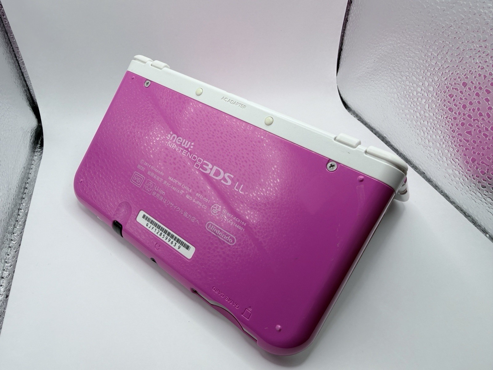 Nintendo new Nintendo 3DS XL LL Pink White Handheld System NTSC-J