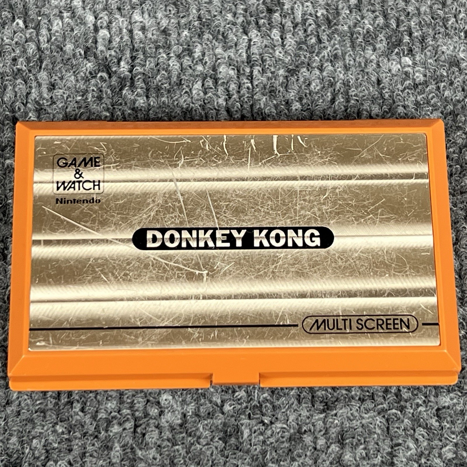 Nintendo Game & Watch Donkey Kong DK-52 Multi Screen Video Attached Made InJapan