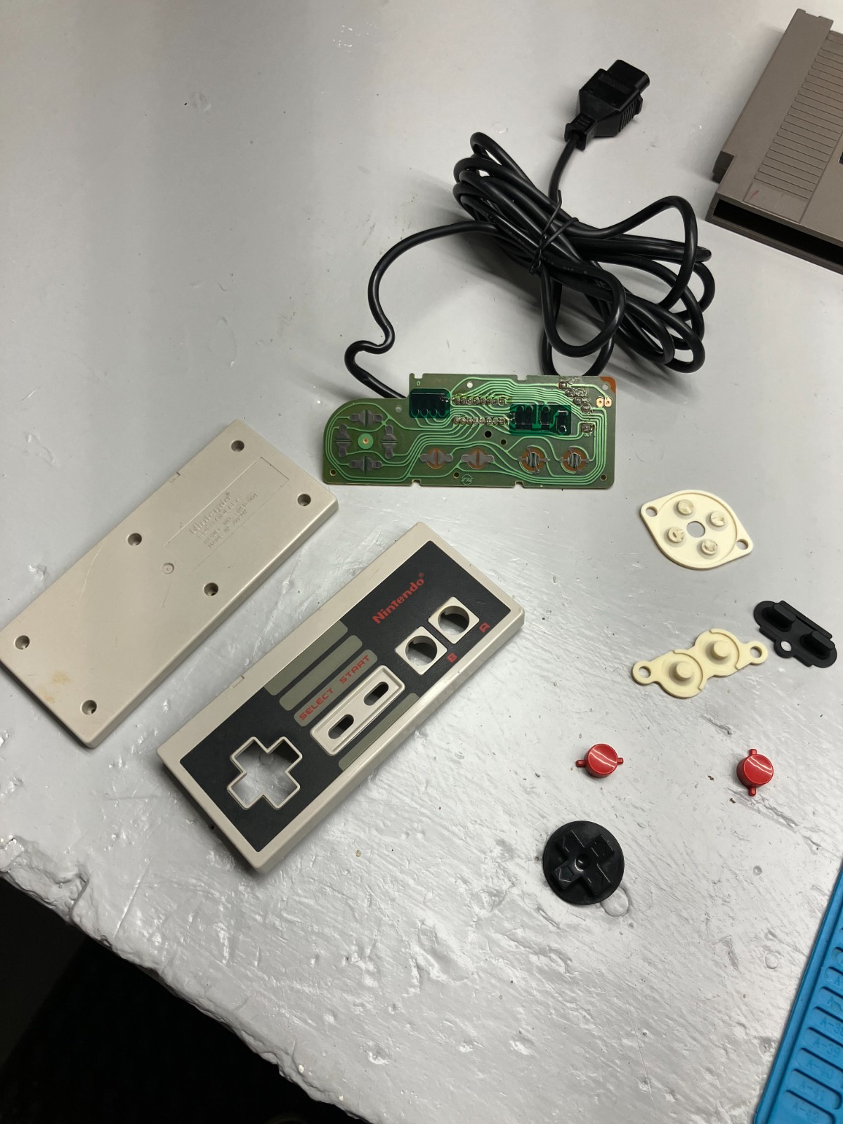 NES Nintendo Starter Bundle with 2 Controllers, Cords, and a Game