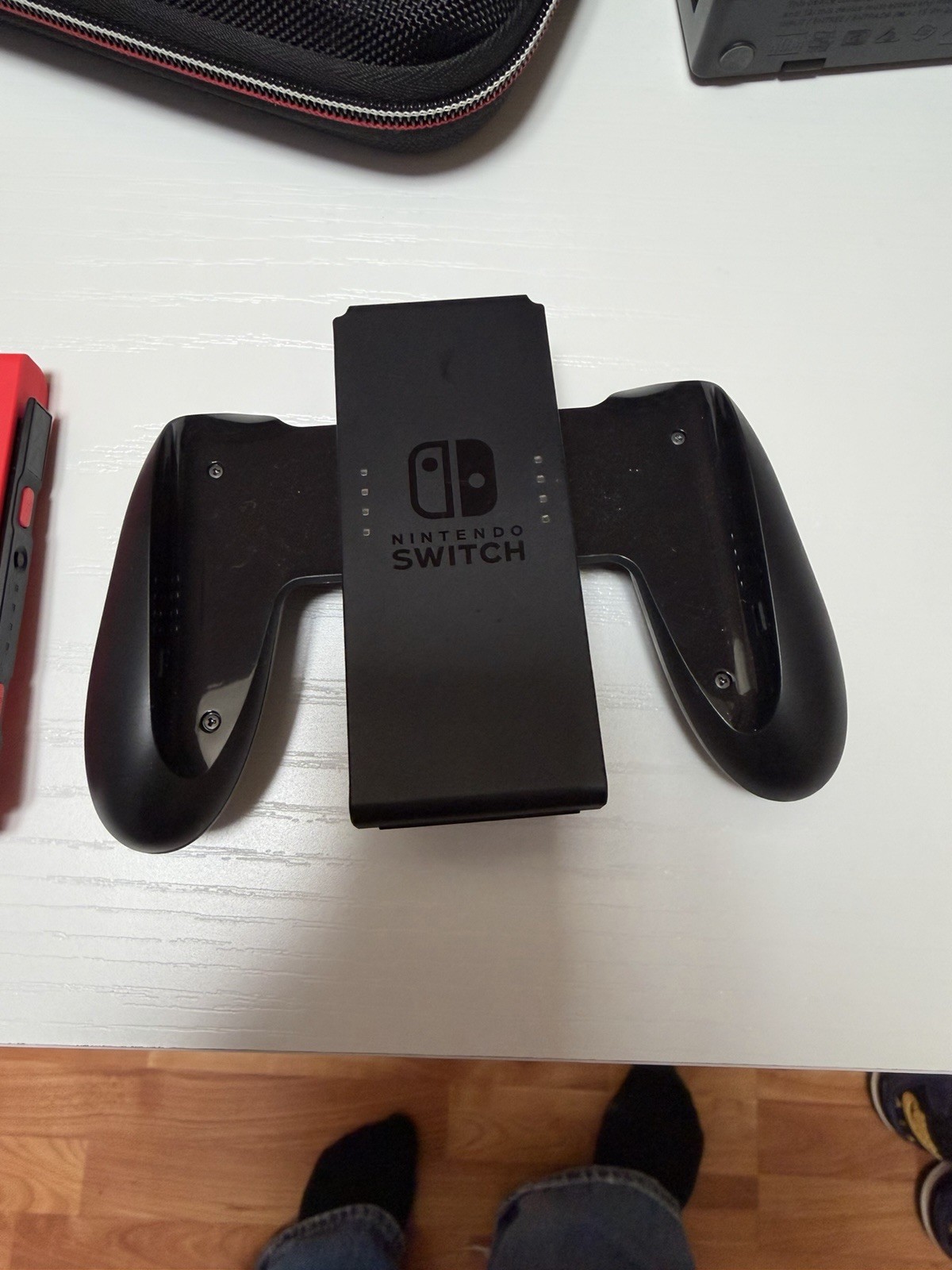 Nintendo Switch Console Red Blue Green Joy-Con Dock Charger Carrying Case