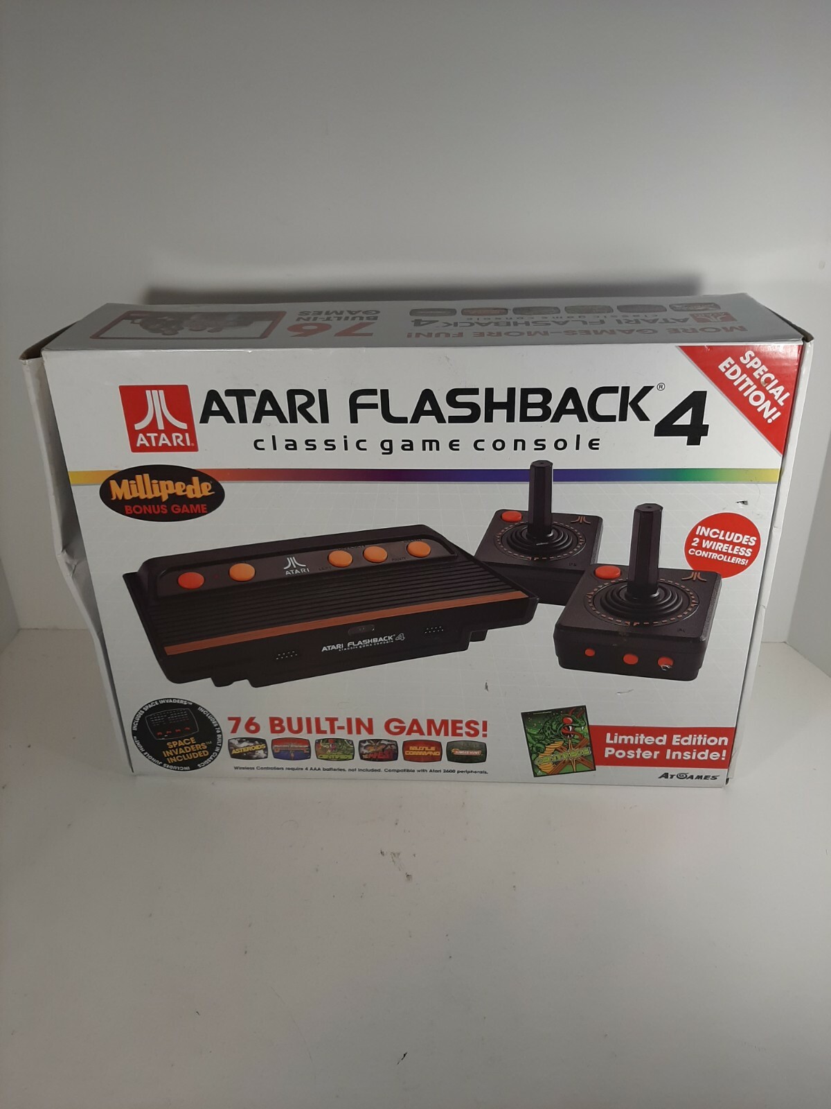 Atari Flashback 4 Classic Game Console, 76 Built-in Games