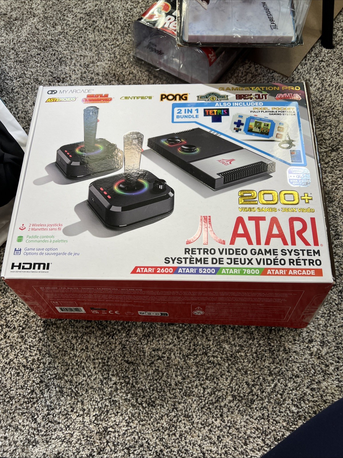 Y2K My Arcade Atari retro Pro HDMI Console Games 7000 – 2 Wireless Controllers