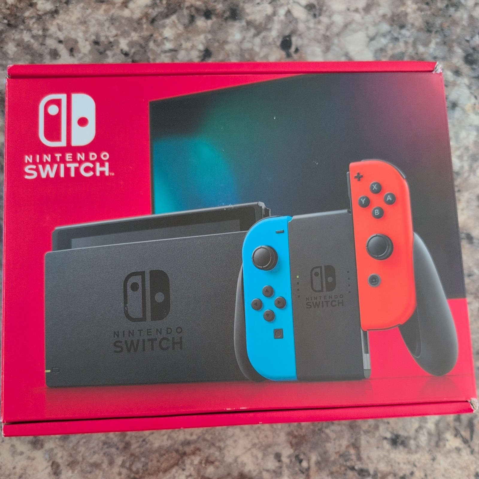 Nintendo Switch Neon Blue and Neon Red Joy-Con HAC-001 Japanese Version