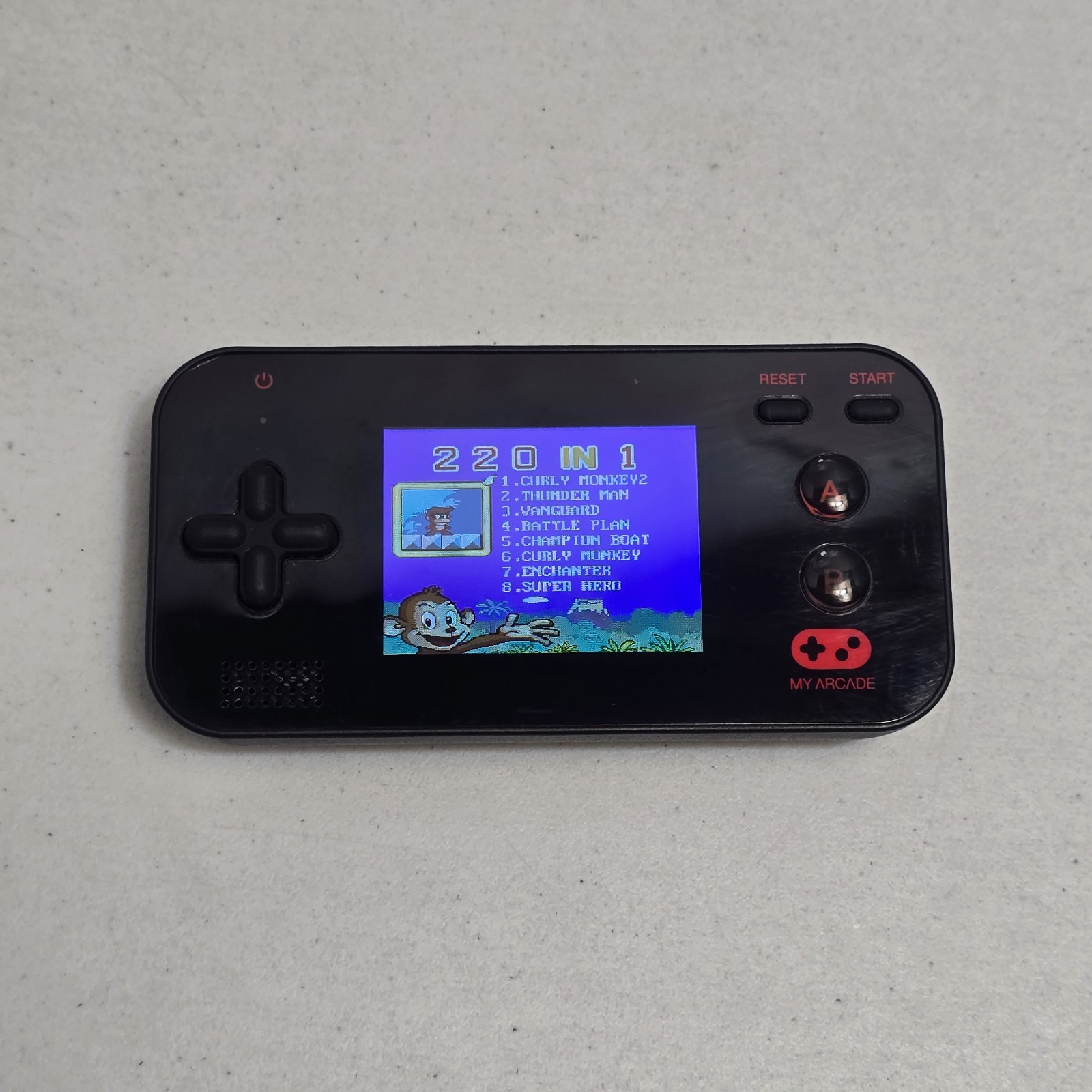 MyArcade Gamer v Portable 220 Games in 1 Hand Held Console Tested and Works