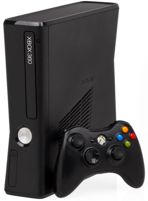 Microsoft Xbox 360 S 4GB Black Console