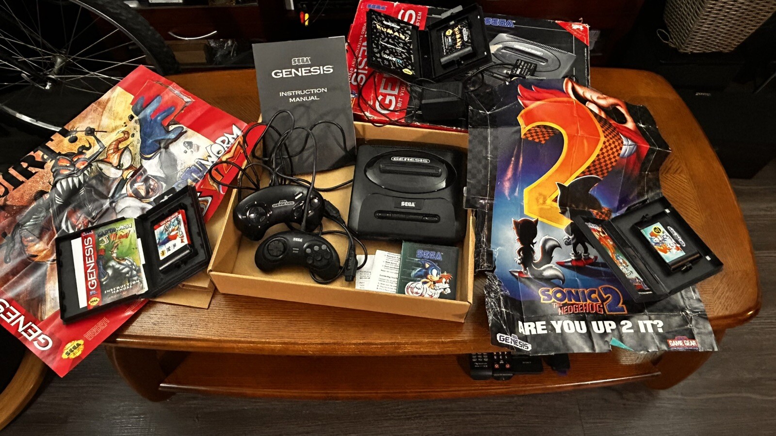 Genesis II Sonic the Hedgehog 2 Bundle Console Video Game System Complete in Box