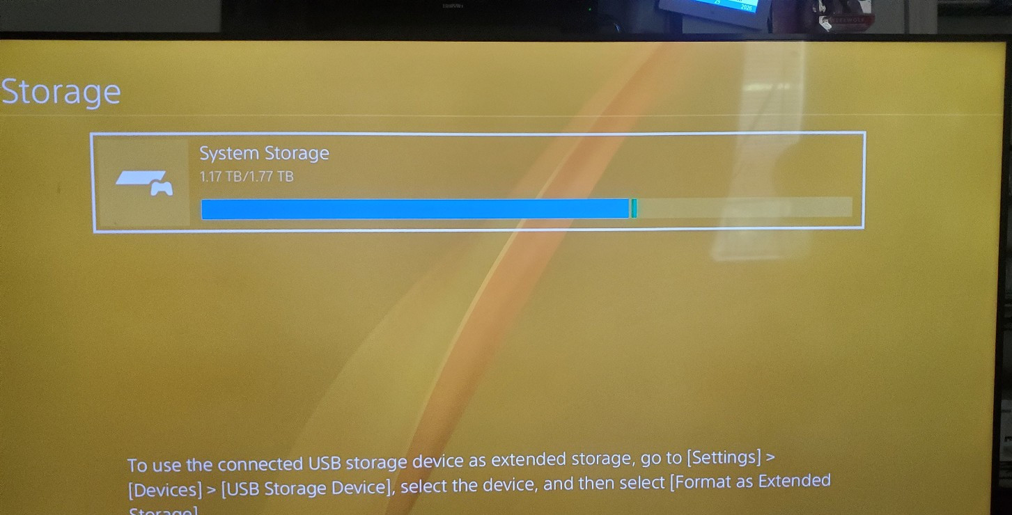ps4 2tb hdd see description