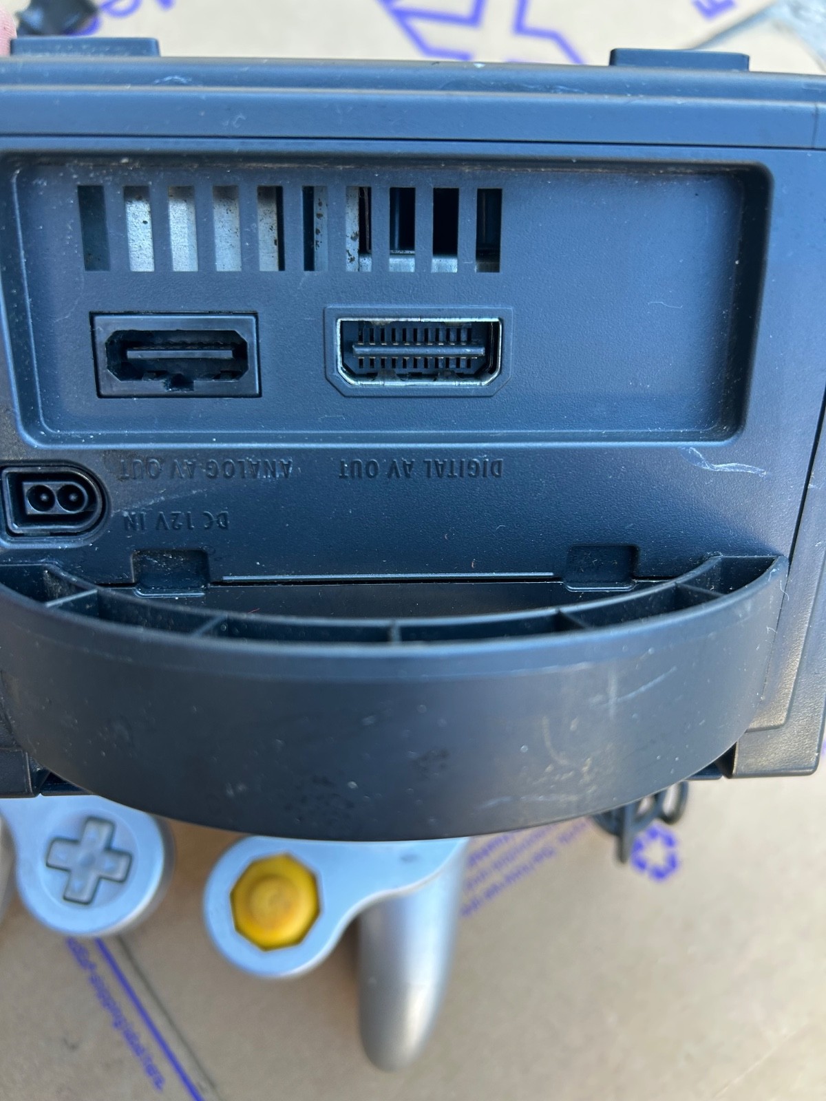 Nintendo GameCube #2 Console Bundle Tested Works OEM Controller Cables DOL-001