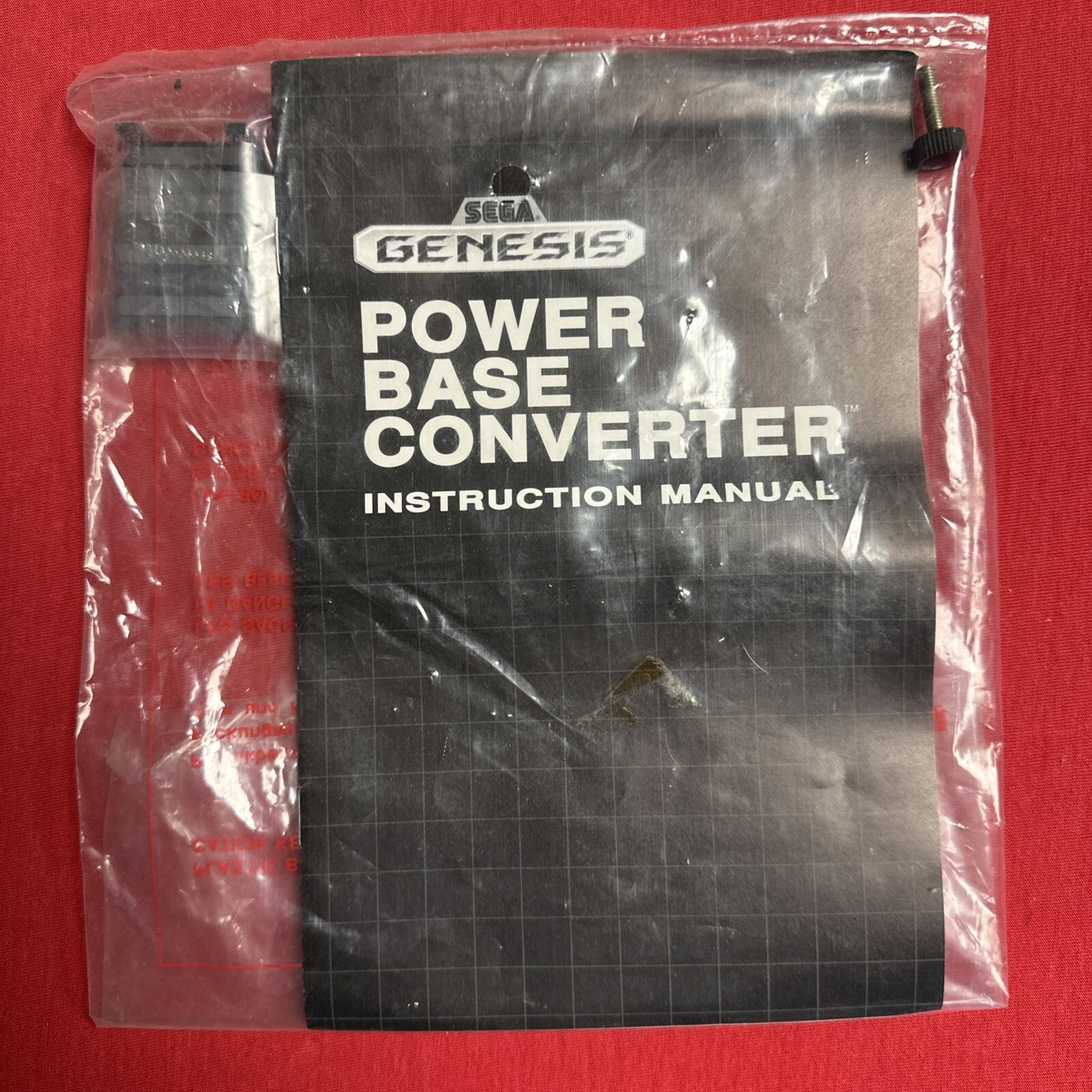 SEGA Genesis Master System Power Base Converter – Missing Styrofoam – Manual