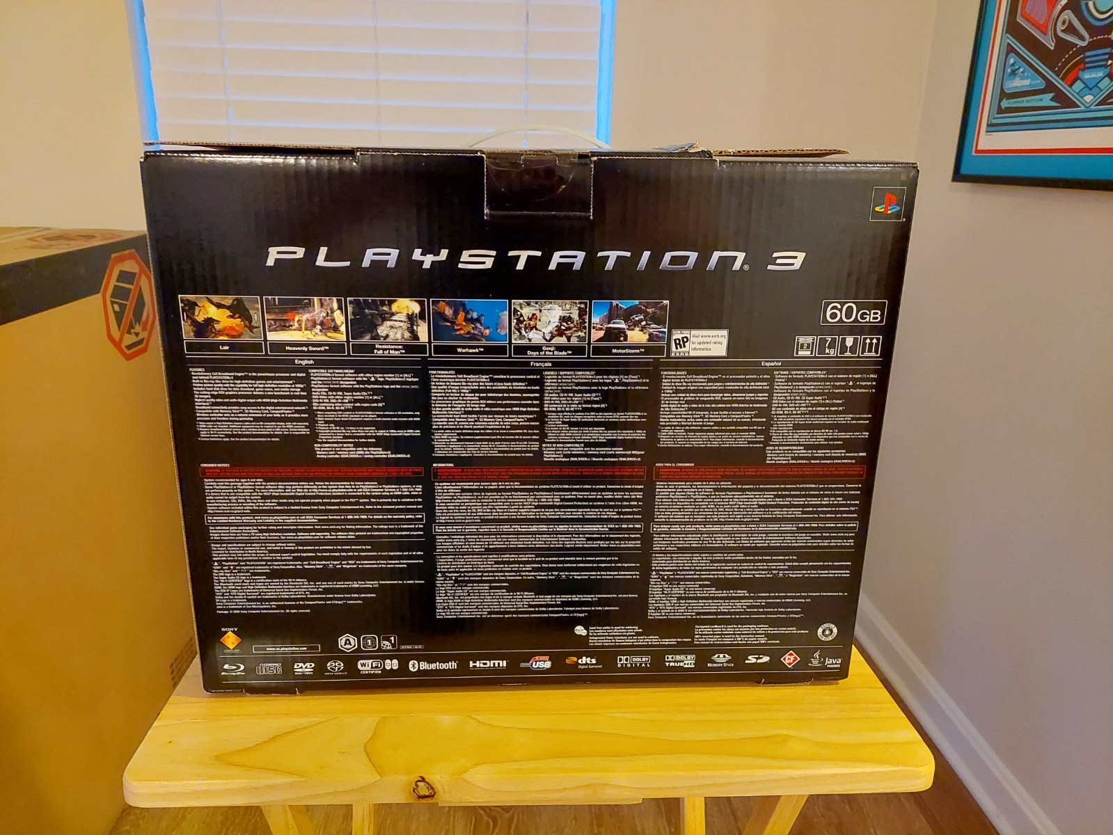 PlayStation 3 PS3 60GB Backwards Compatible Console CECHA01 NTSC NEW