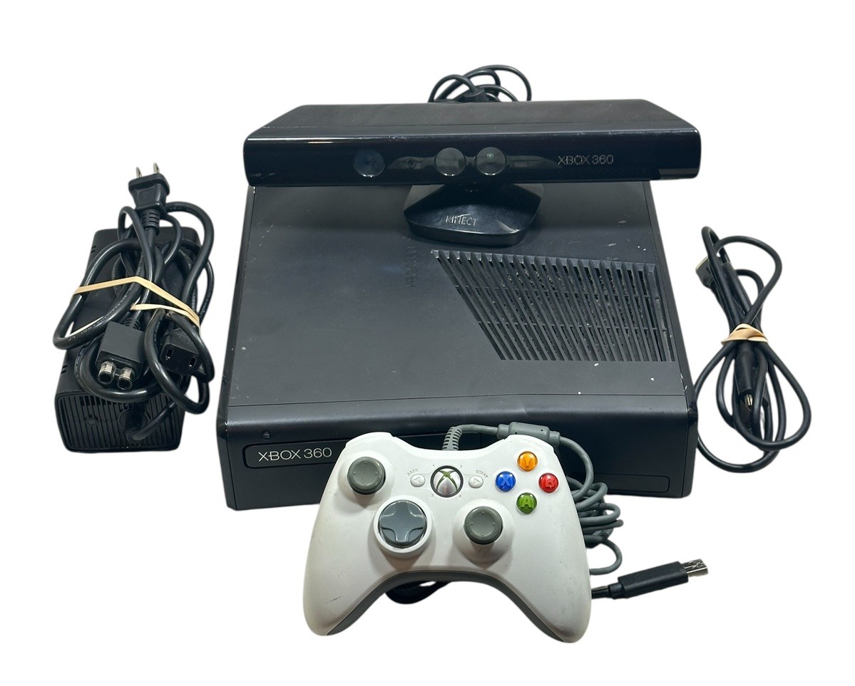 Microsoft Xbox 360 Slim 4GB Console System Bundle – Tested and Works