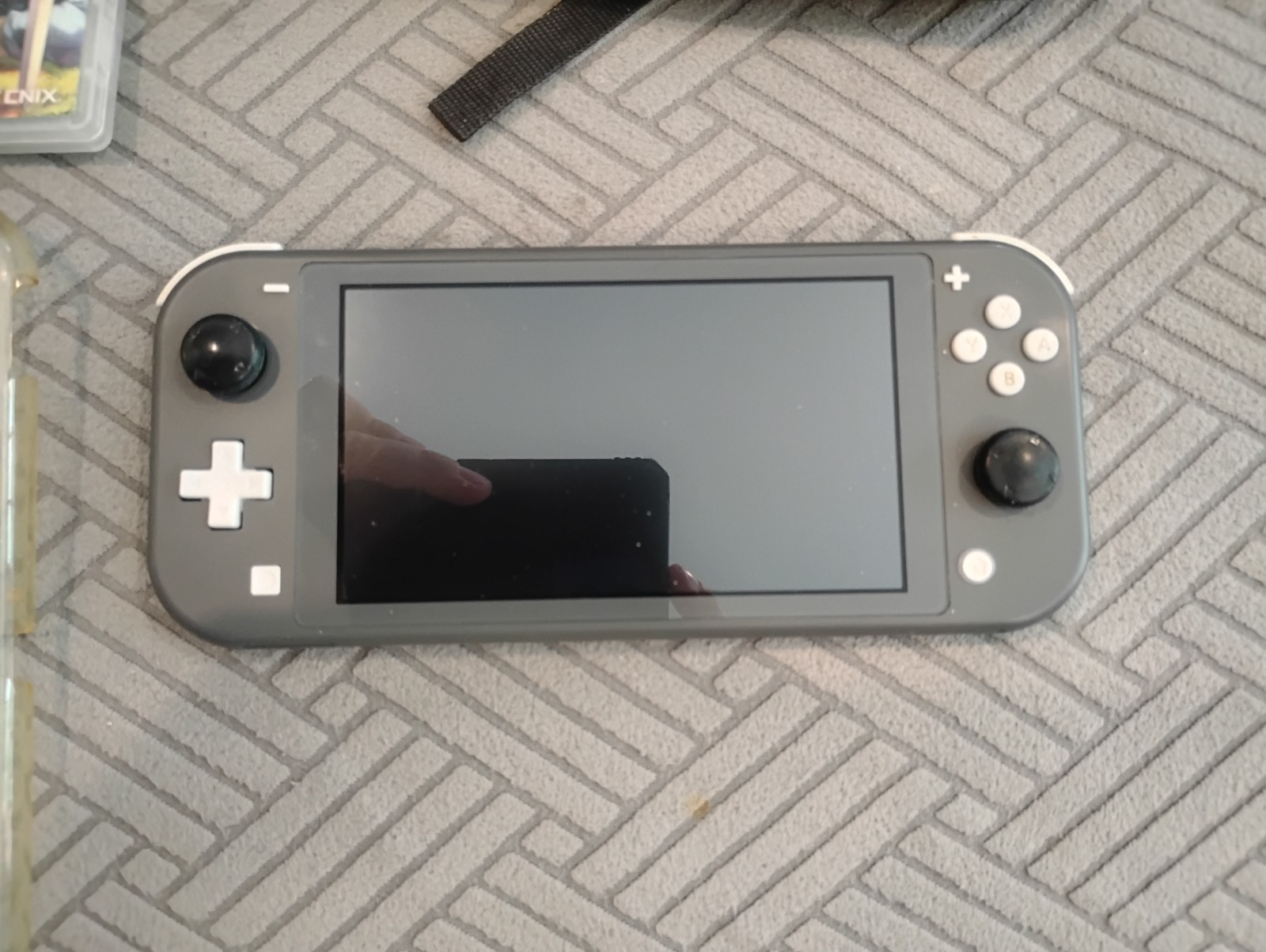 Nintendo Switch Lite (Black) + 3 games and accessories lot