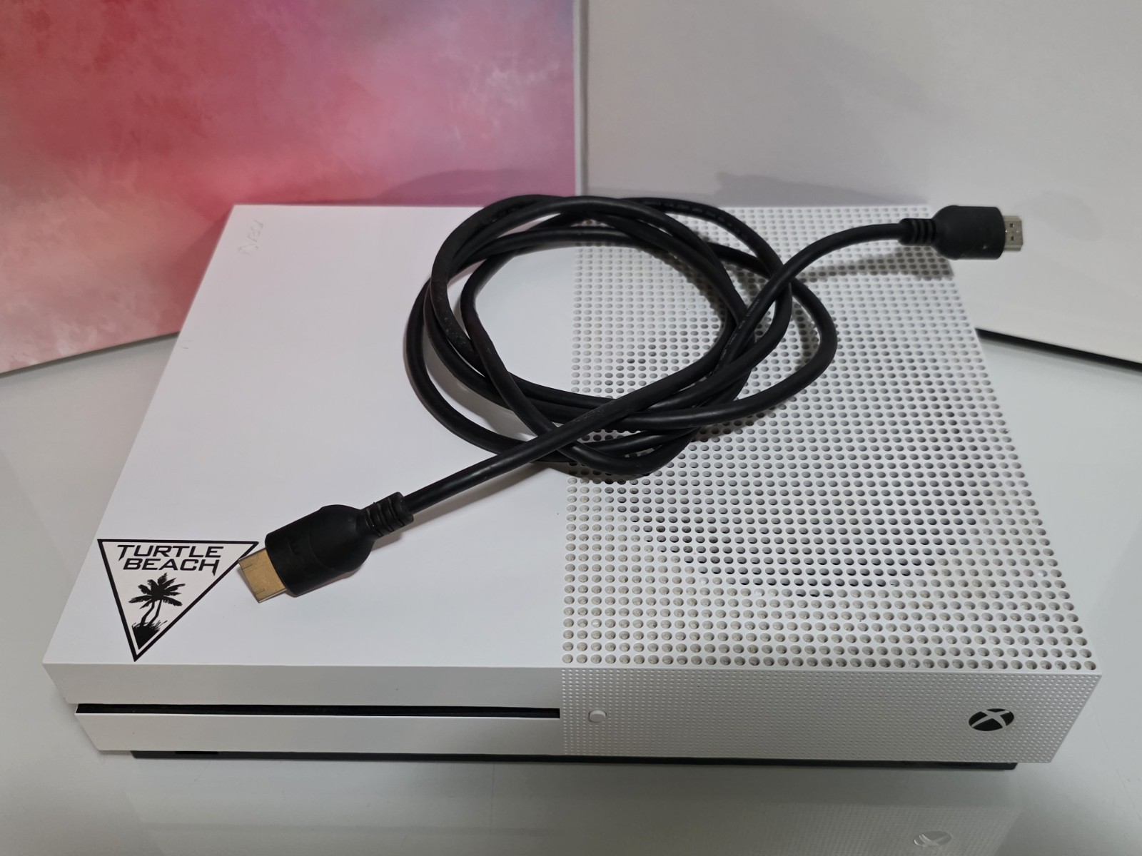 Xbox One S White Console Model 1681 w/ HDMI Cable Tested Working