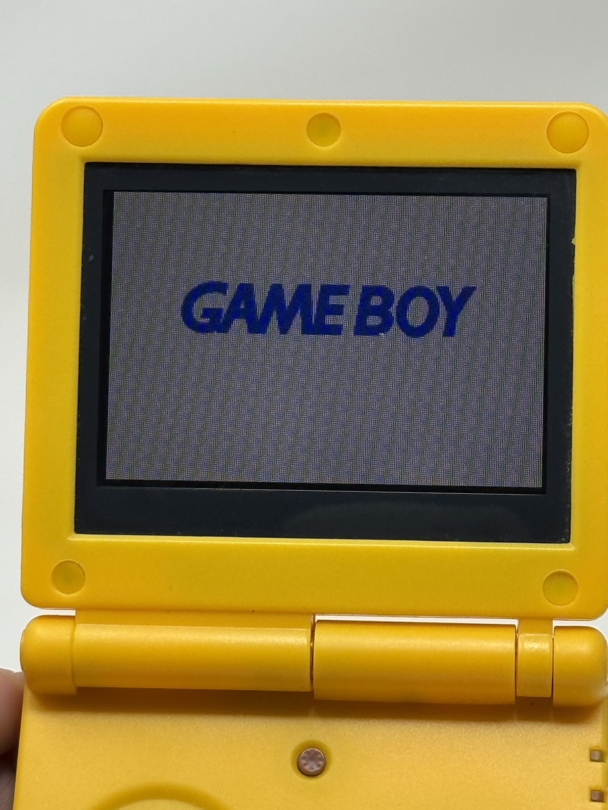 Gameboy Advance GBA SP Pokemon Pikachu Nintendo System AGS-101 Double Brightness