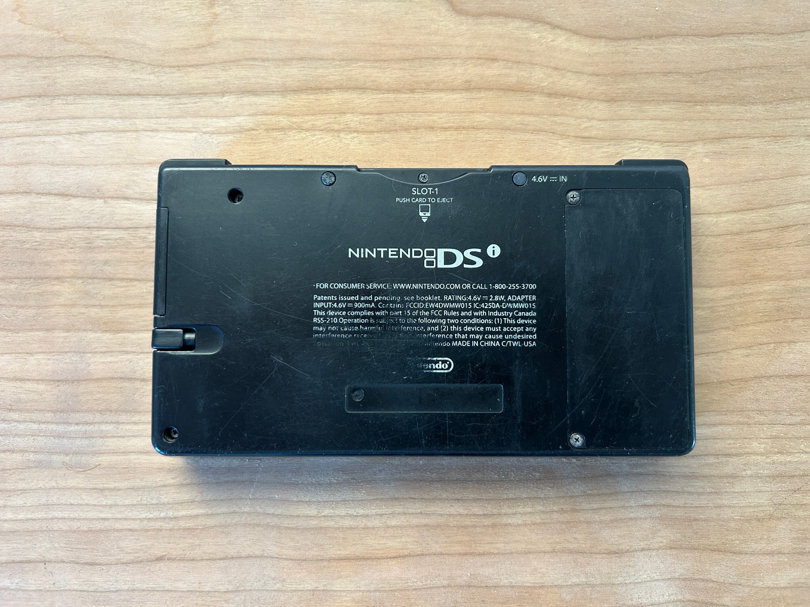 Nintendo DSi Black Handheld Console – Includes Stylus, Charger, New Battery