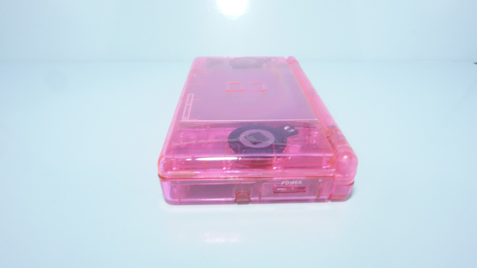 Nintendo DS Lite Transparent Clear Super Pink Handheld System with Charger