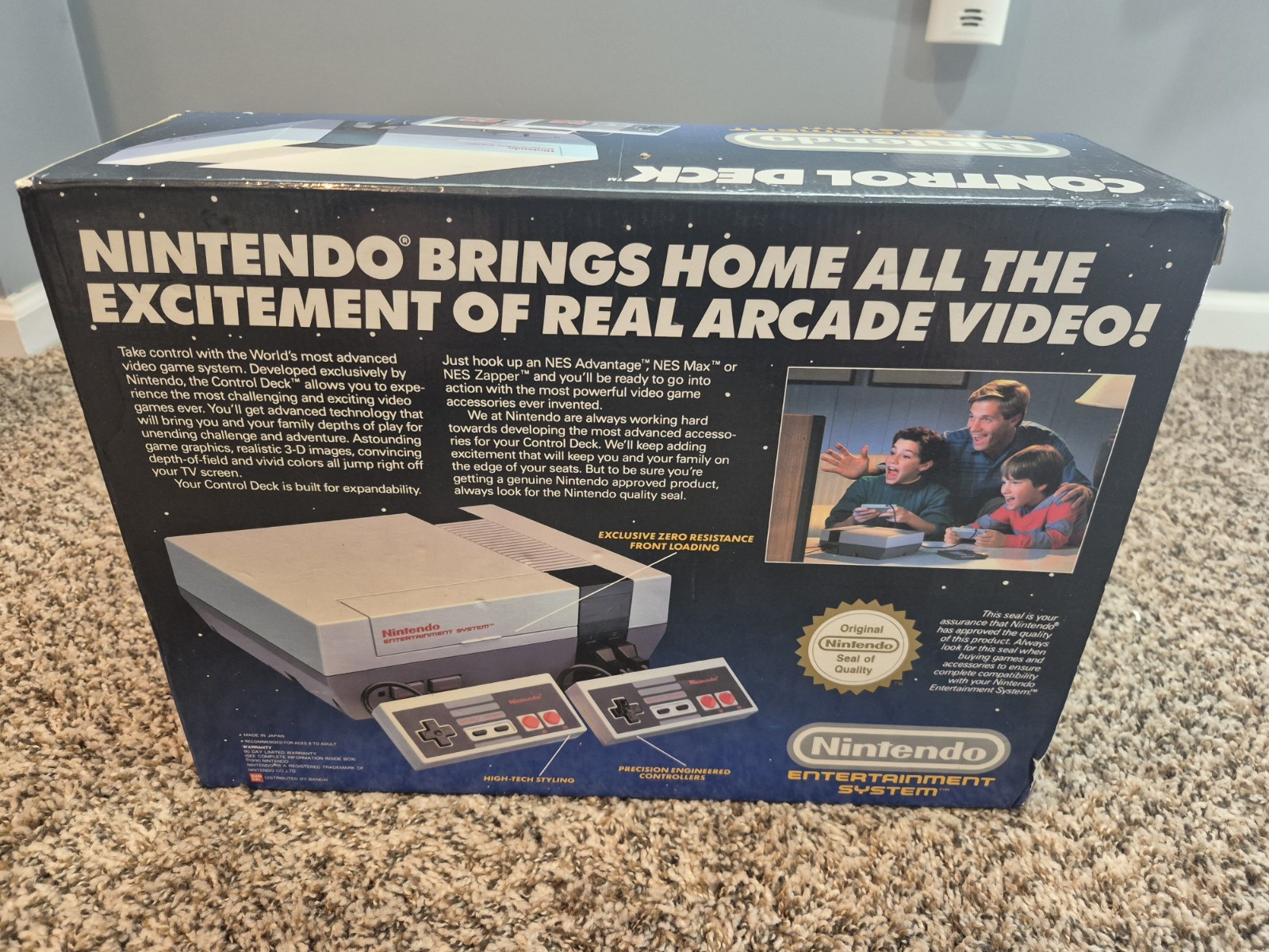 Nintendo NES Version Variant European PAL Console Control Deck MINT UNUSED!