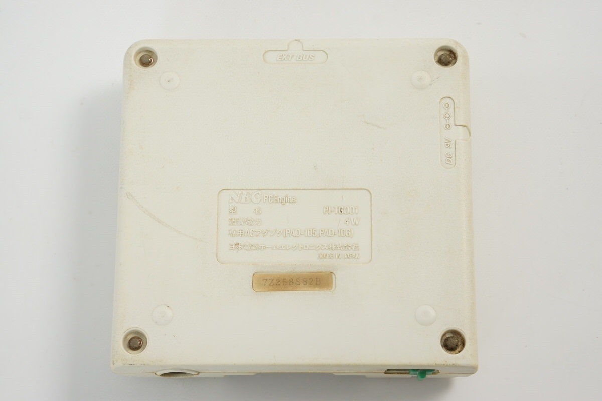 PC Engine Console PI-TG001 Tested System with Games Yokai Dochuki F1 Circus 263A