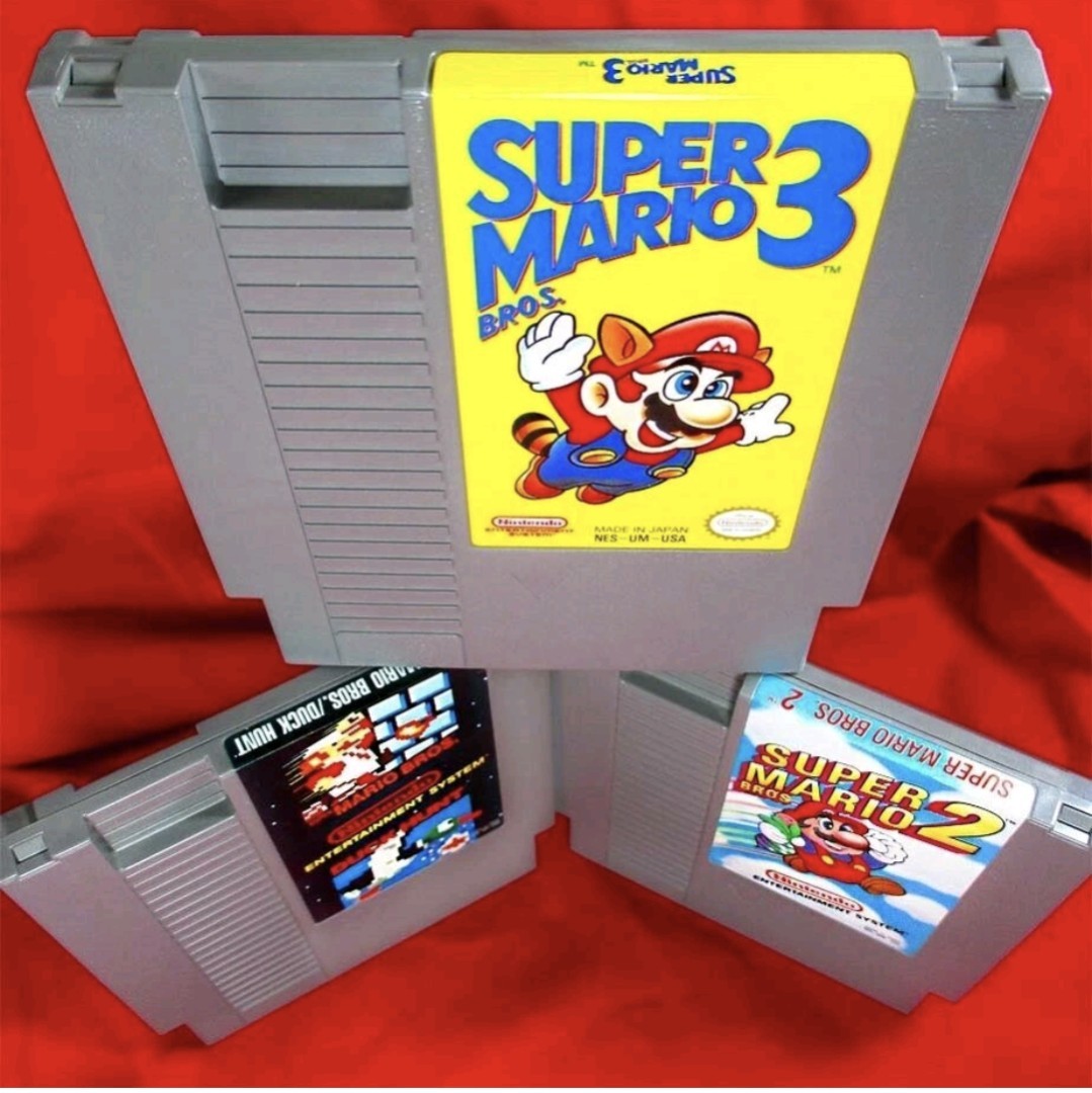 NES/Nintendo System Original Console w Super Mario 1 2 3! 100% TESTED! COMPLETE!