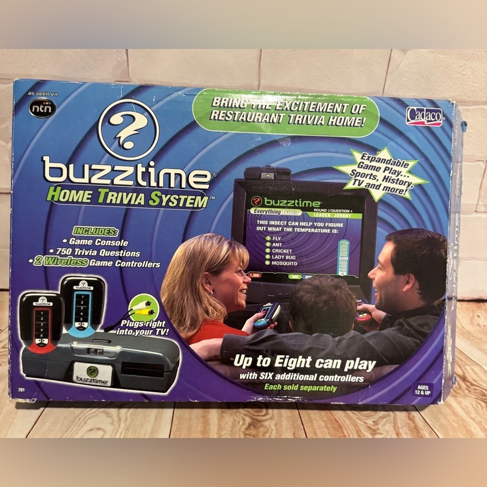 Buzztime Home Trivia System -Retro tech nostalgic electronics throwback console