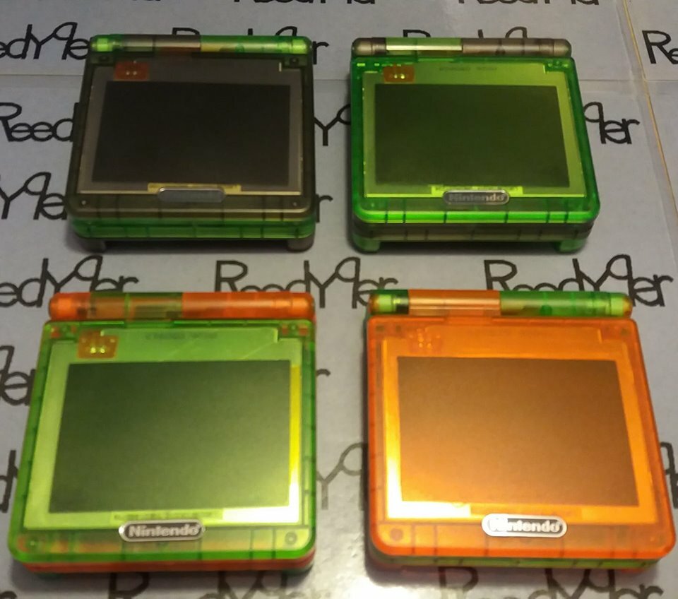 PICK A COLOR Clear Nintendo GameBoy Advance SP AGS-101 System Transparent GBA