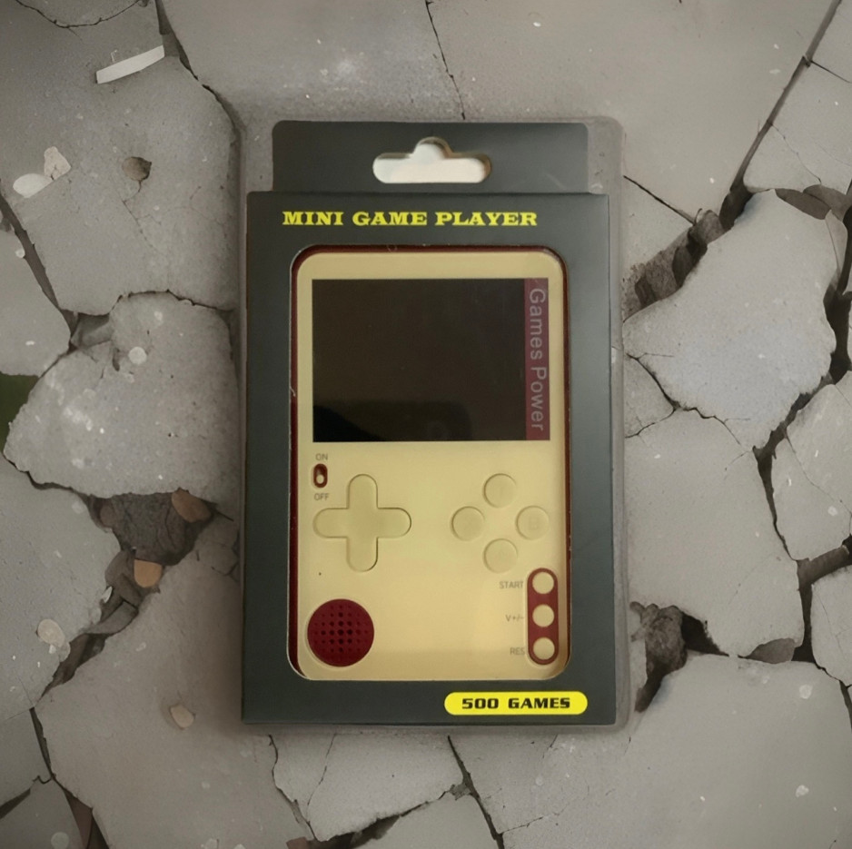 Mini Game Player Handheld Retro Game Console Razor Thin 500 Games Built-in