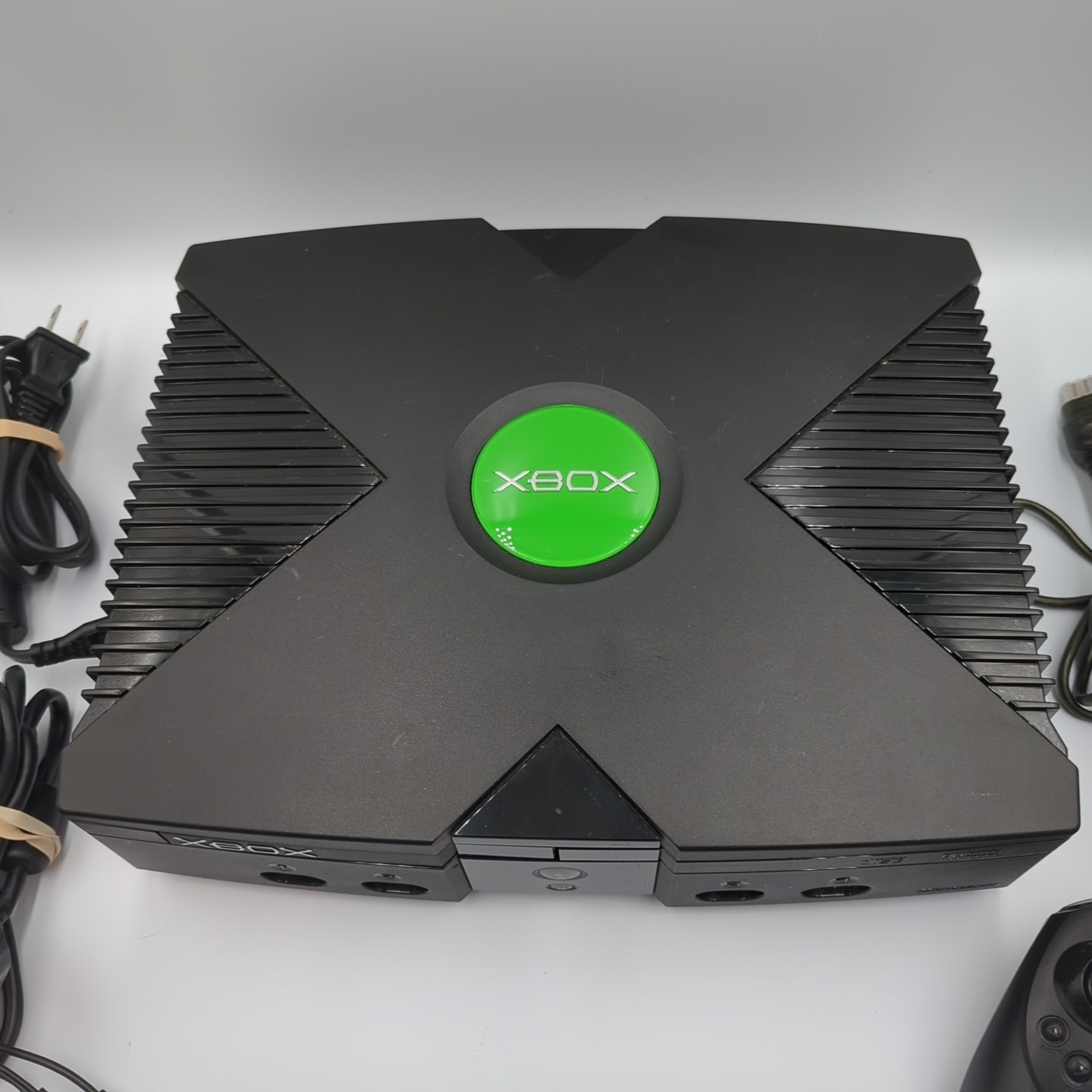 Xbox Original Console Wired Controller AC & AV Cables