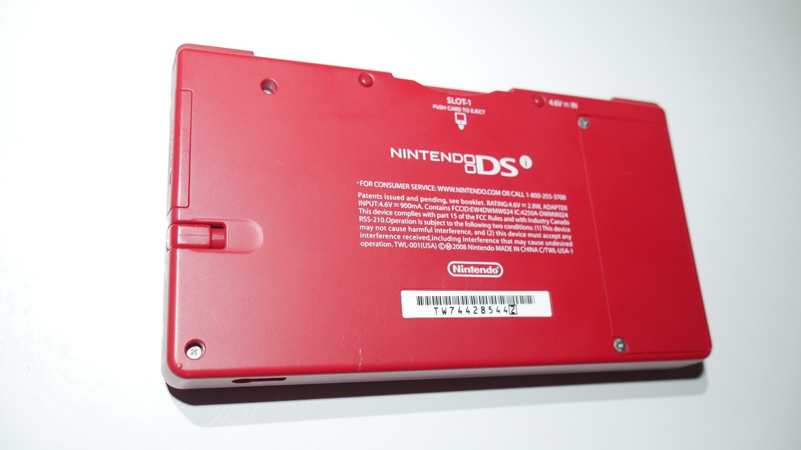 Nintendo DSi Console With Official Charger & Stylus (Very Good Condition / Red)