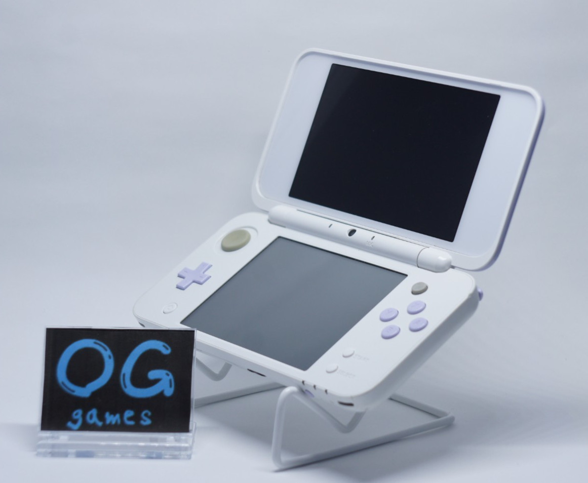 [NEAR MINT] New Nintendo 2DS XL LL White Lavender Console Japanese game 005