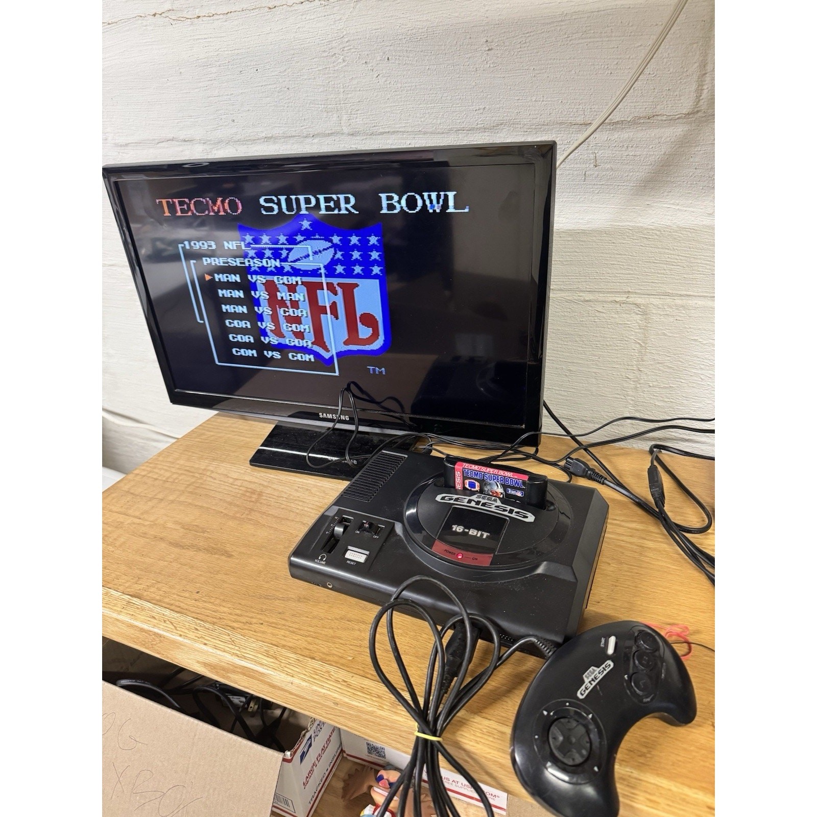 Sega Genesis Model 1601 Gen 1 Console System Tested