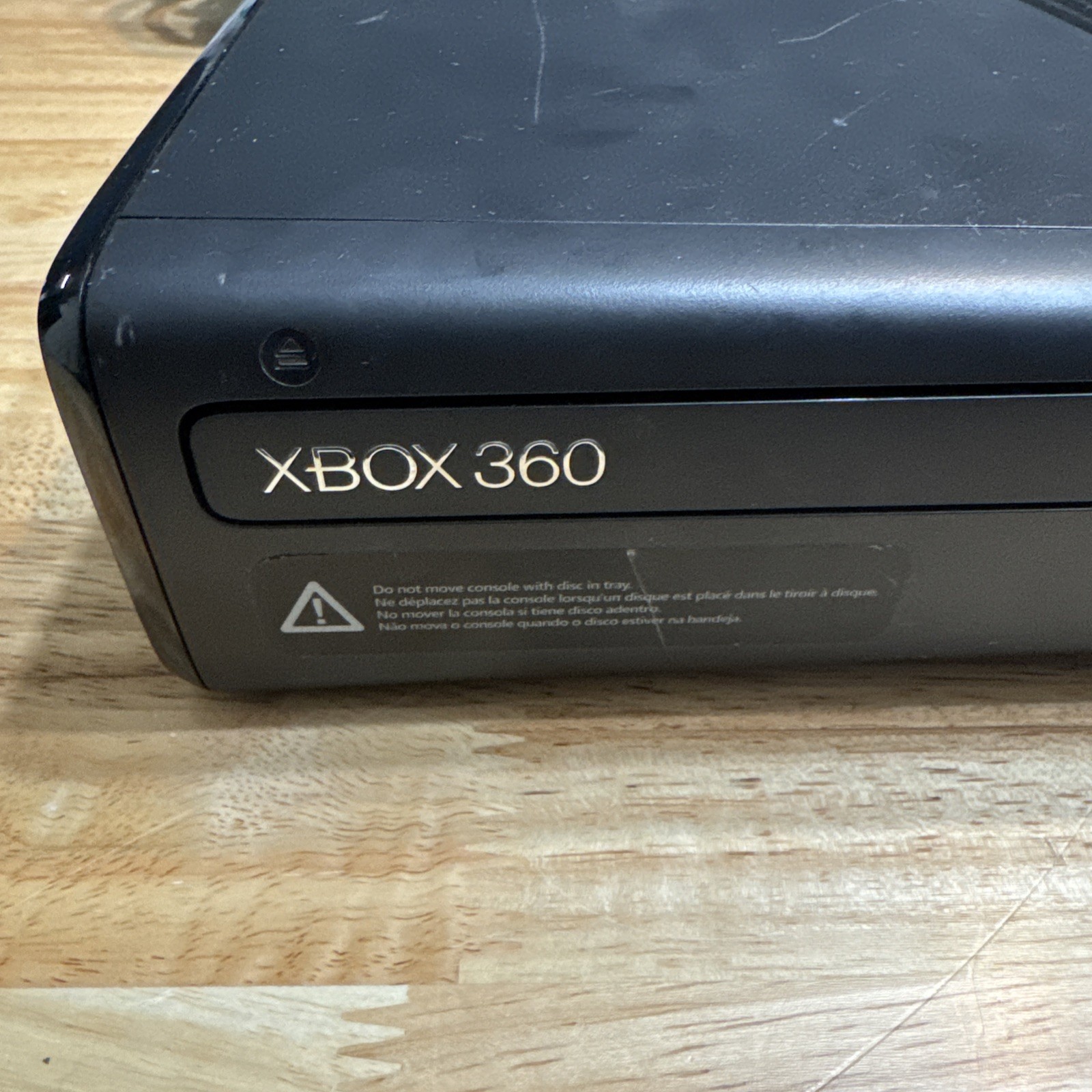 Microsoft Xbox 360 S Console Model 1439 Black w/ Power Cable & HDMI – TESTED