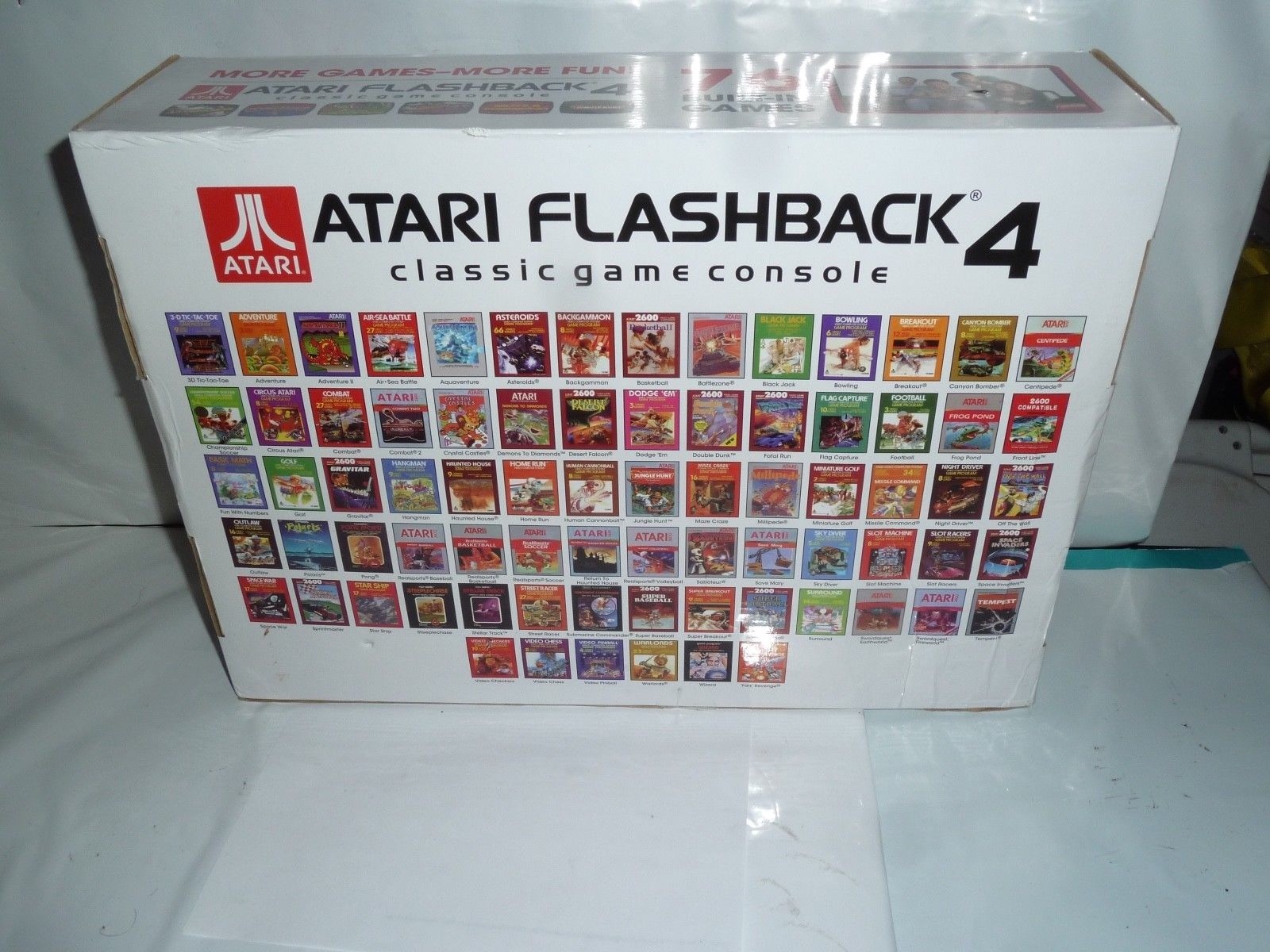 Atari Flashback 4 Classic Game Console w/ 76 Classic Built-In Games & WIRLESS