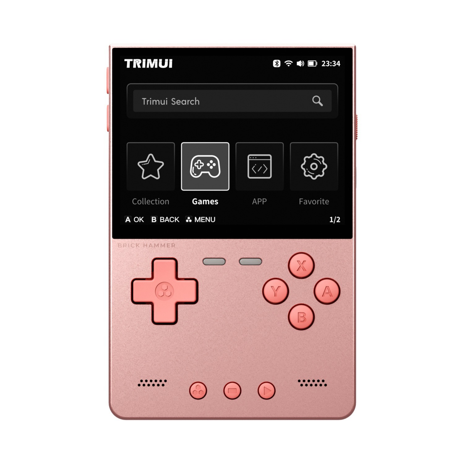 Trimui Brick + Hammer Retro Handheld Video Game Console + 128GB Card + Knulli UK